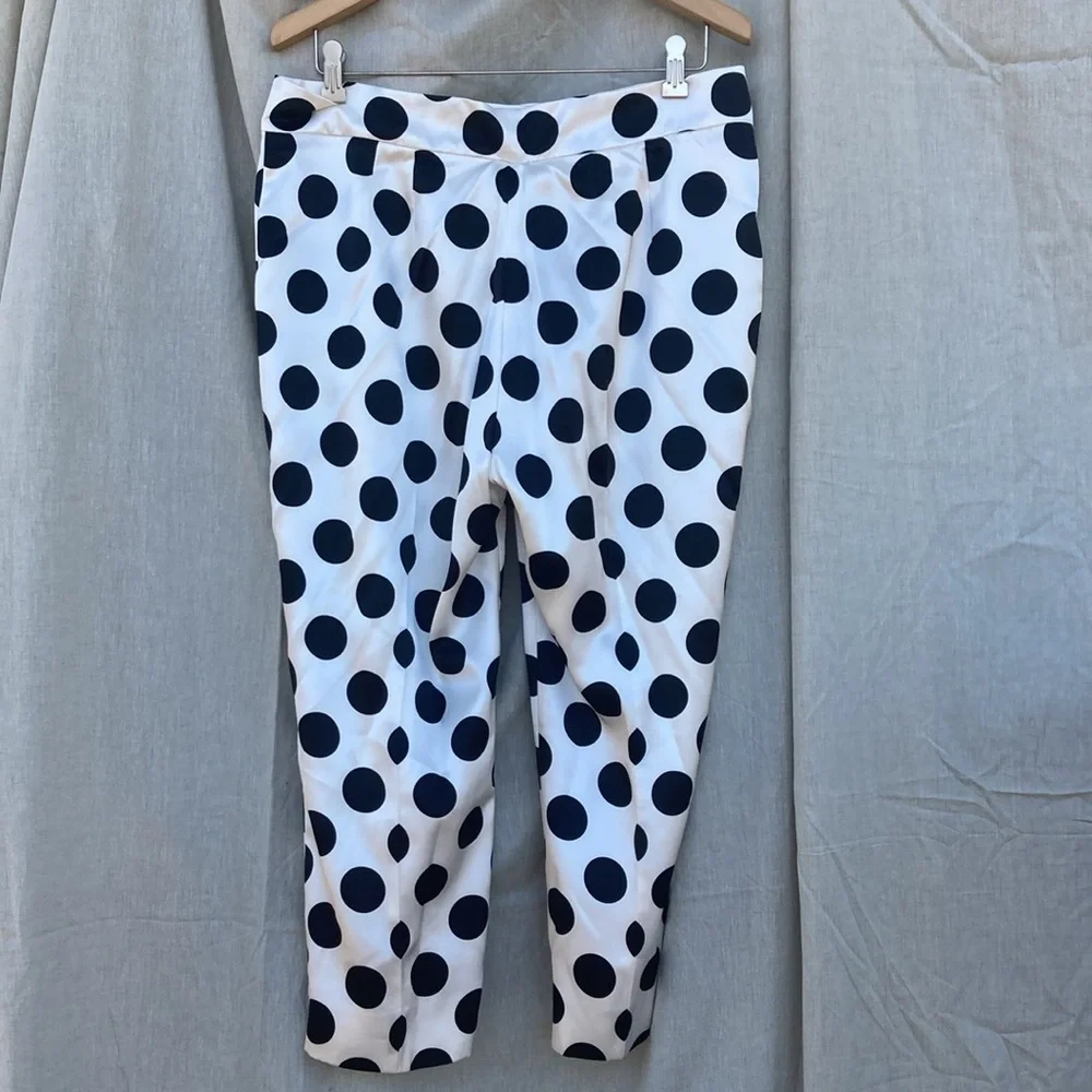 Dolce Gabbana capri silk pants NWT 50 14 XL - Picture 6 of 8